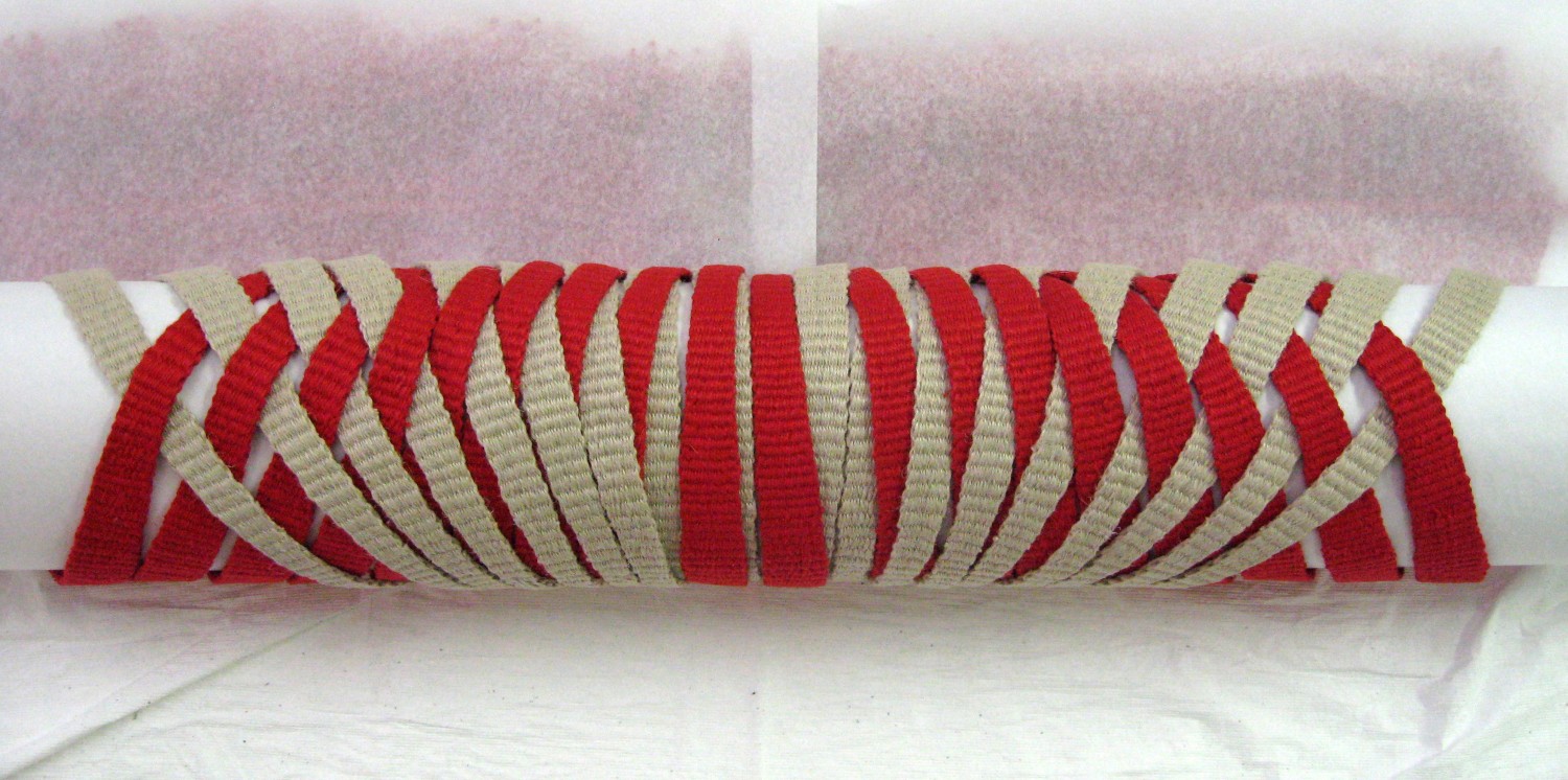open weave textile rolling